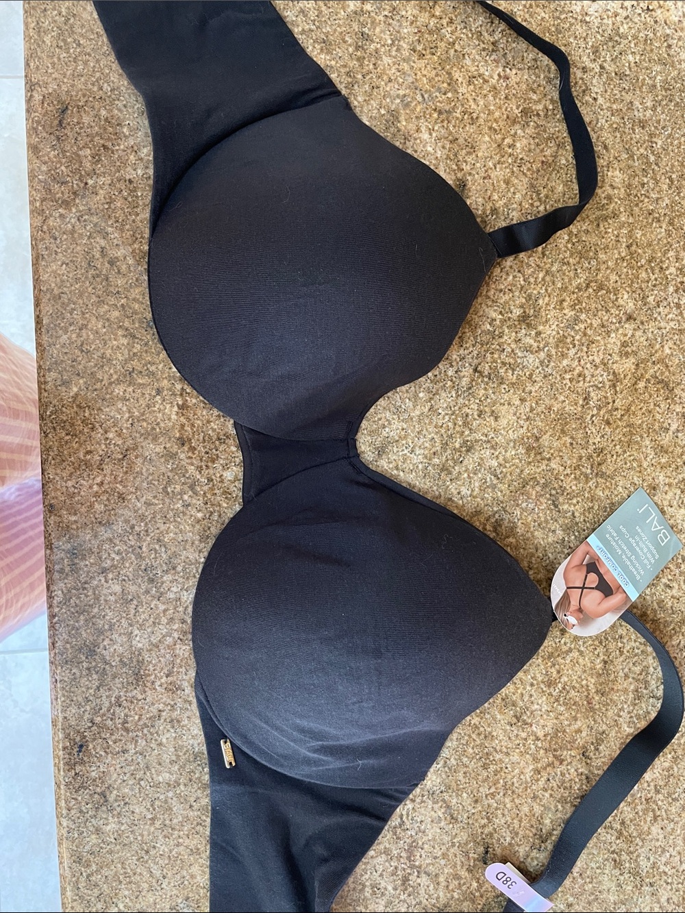 Bali Black Seamless T-Shirt Bra